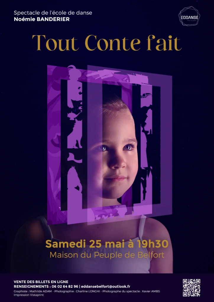 Affiche du spectacle Tout Conte fait de l'EDDanse par Noémie Banderier