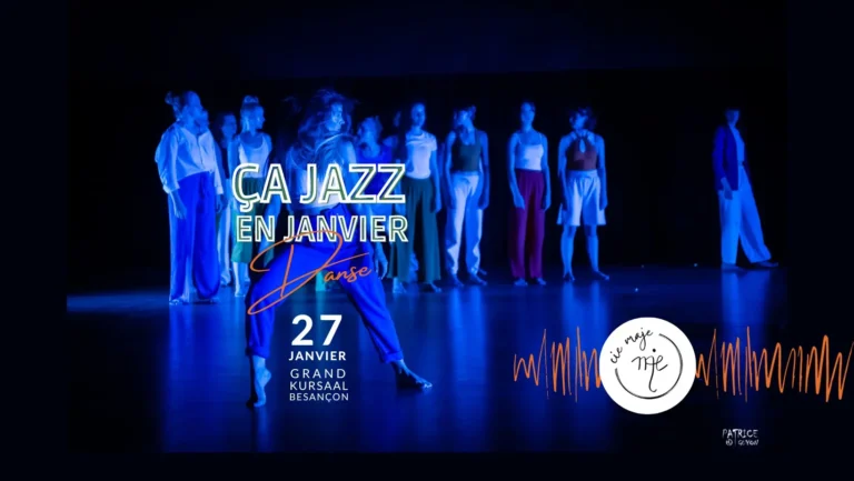 Affiche Ça jazz en janvier - Cie maje