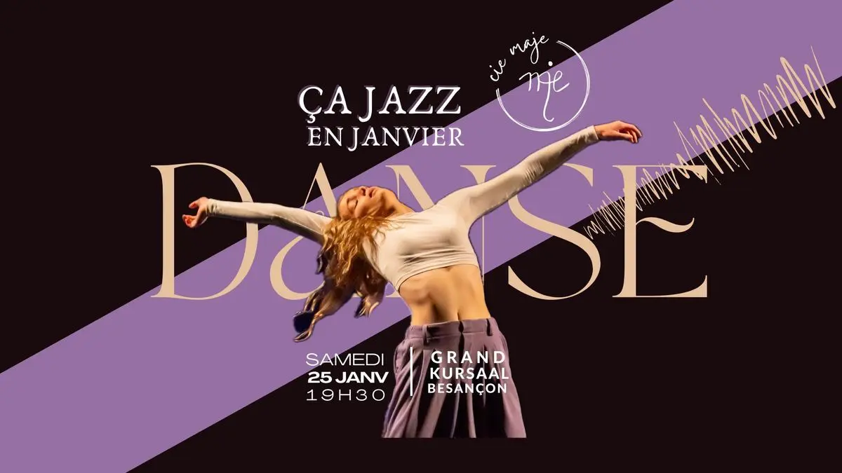 Affiche Ça jazz en janvier - Cie maje