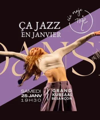 Affiche Ça jazz en janvier - Cie maje