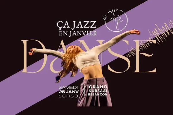 Affiche Ça jazz en janvier - Cie maje